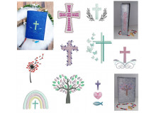 Stickserie ITH - 10 Gotteslobhüllen Vol. 4 inkl. blanko